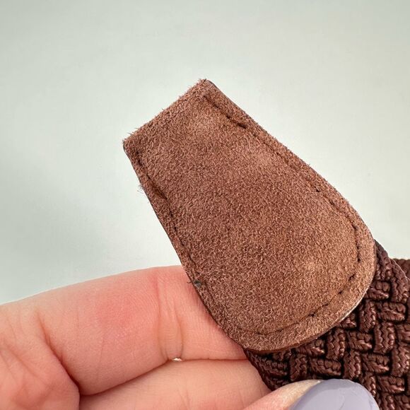 Les Canebiers Mens Braided Brown Belt Size Large‎ - Picture 9 of 14